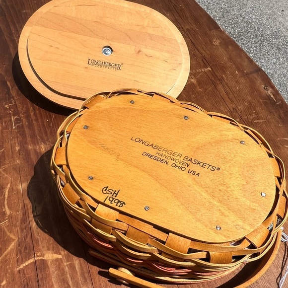 Longaberger Happy Mothers Day 1999 Tea For Two Basket - Picture 5 of 5